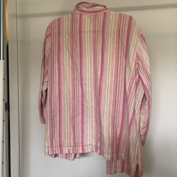 Stripped linen button up - Picture 4 of 5